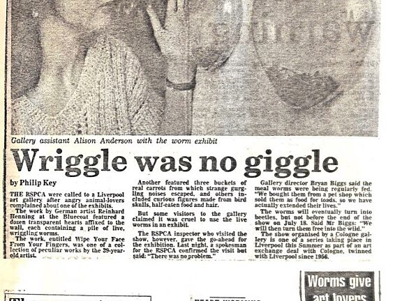 Press for Bluecoat's first exhibition exchange with Cologne