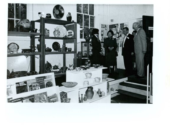 Princess Margaret visit to the Bluecoat Display Centre