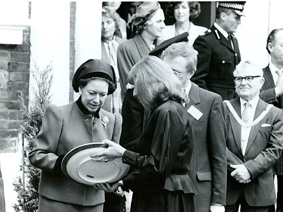 Princess Margaret visit to Bluecoat