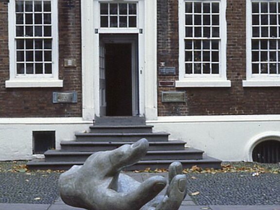 Distant Thunder, Sculpture in Courtyard, Vincent Woropay