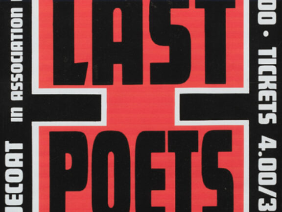 Poster for The Last Poets at Bluecoat