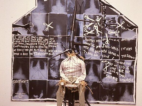 Let the Canvas Come to Life with Dark Faces, Donald Rodney