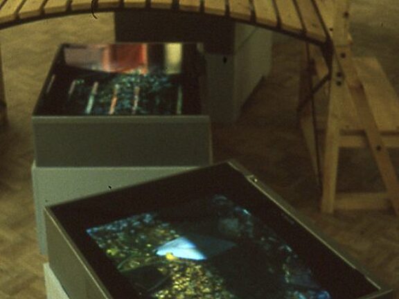 New Art North West Streamline video installation offsite at Mercury Court, Chris Meigh Andrews