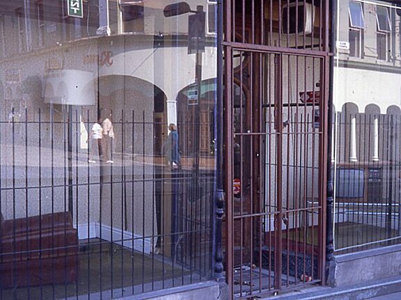 New Art North West TEA Those Environmental Artists offsite installation Bold Street shop window