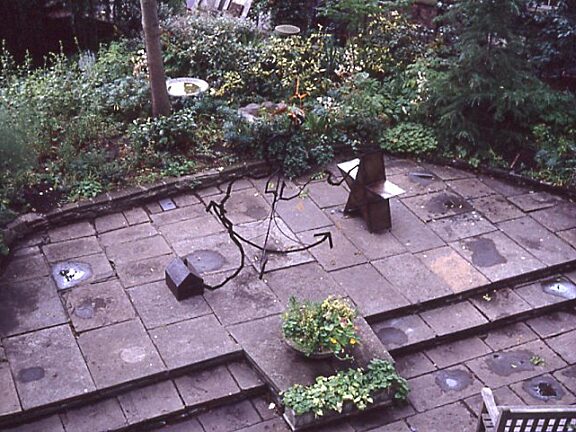 New Art North West sculpture in Bluecoat Garden, Jill Randall