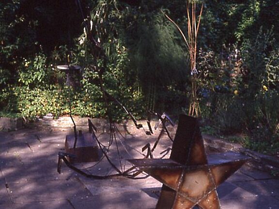 New Art North West sculpture in Bluecoat Garden, Jill Randall