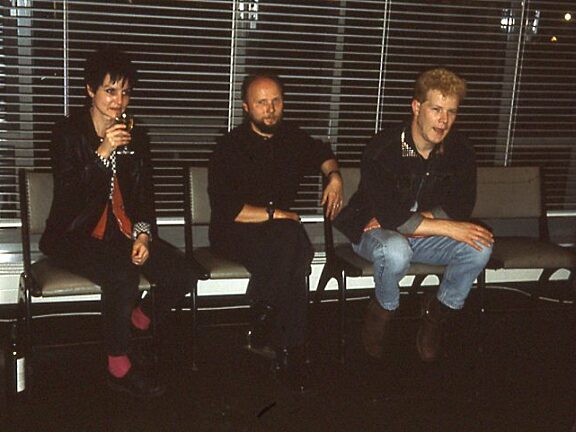 BBK Gallery Reinhard Henning gallery director centre at Autographed exhibition launch