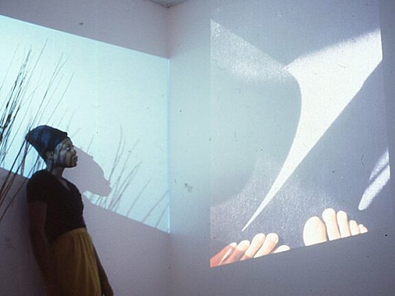 Delta Streete Rough performance in gallery installation