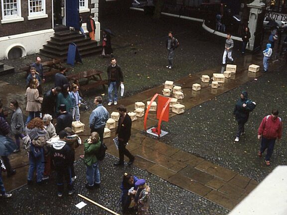 Philip Courtenay with Yellow House LODE opening performance