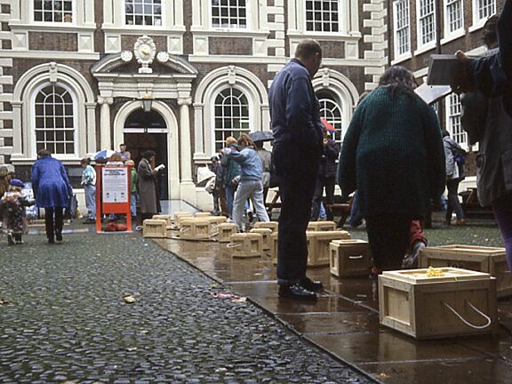 Philip Courtenay with Yellow House LODE opening performance