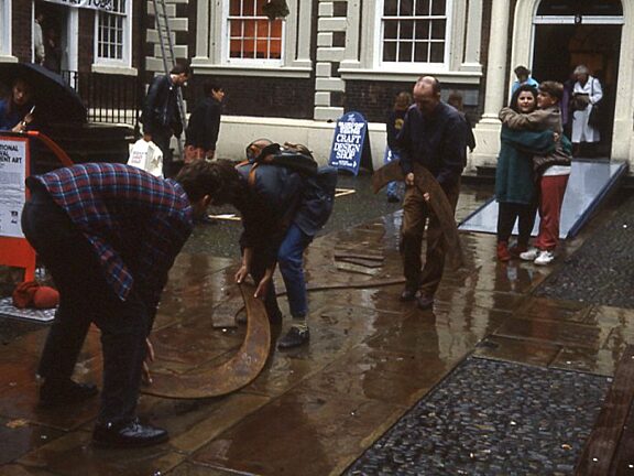 Philip Courtenay with Yellow House LODE opening performance