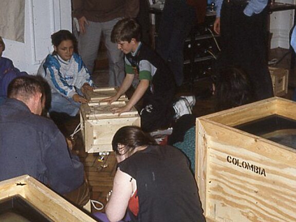 Philip Courtenay with Yellow House LODE opening performance