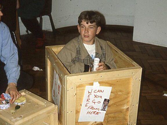 Philip Courtenay with Yellow House LODE opening performance