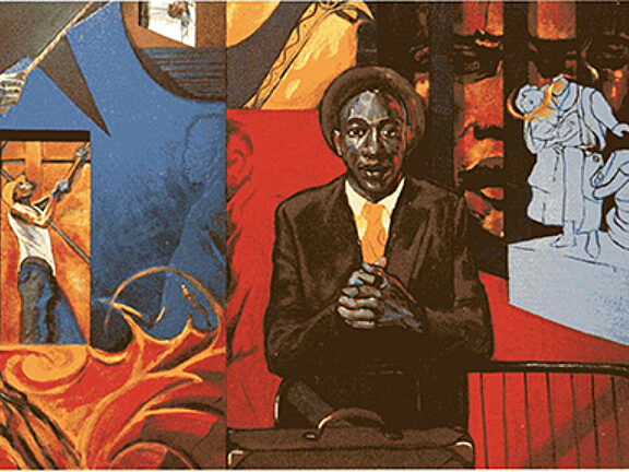 Trophies of Empire: Paul Clarkson, Black Star Window (detail)