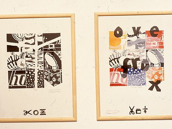 Gift Rap exhibition including work by Duncan Curtis and Catherine Orbach