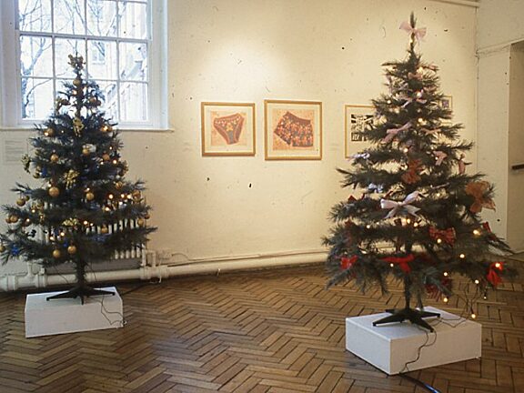 Gift Rap exhibition including work by Liverpool John Moores University constructed textiles students