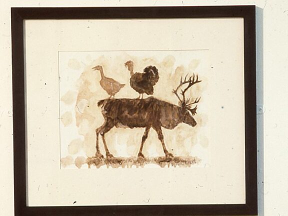 Gift Rap exhibition including work by Richard Roberts