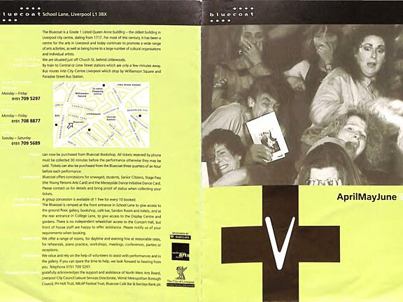 April - June 1995 Events Brochure