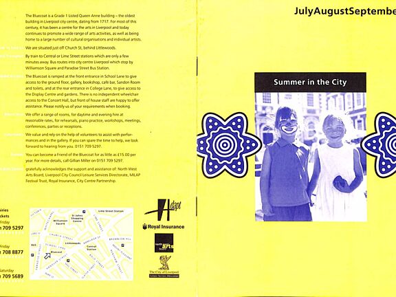 July - September 1995 Events Brochure