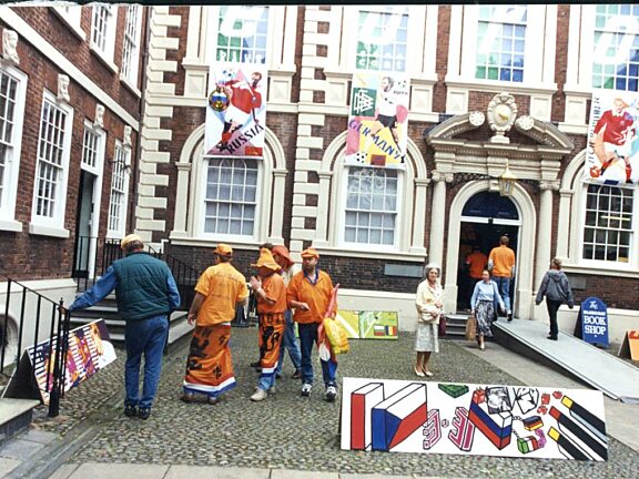 Alan Dunn, Euro 96 Football Artist in Residence