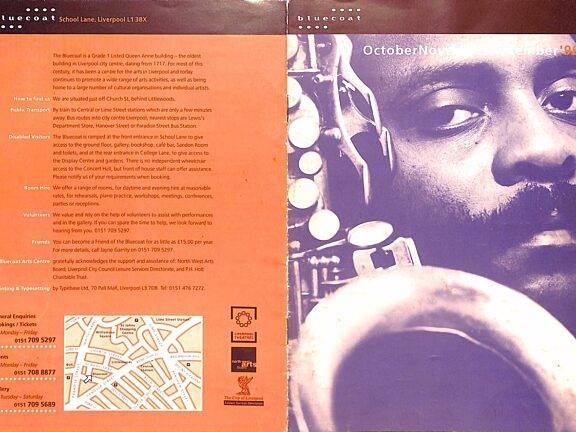 October - December 1996 Events Brochure