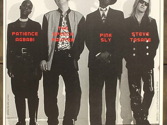 Poster for Atomic Lip spoken word event