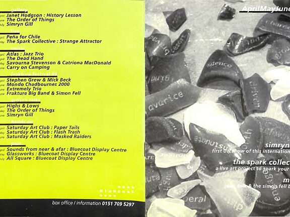 April - June 1999 Events Brochure