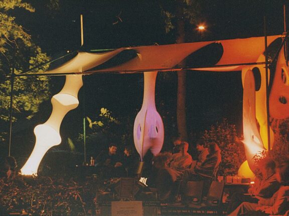 Evening in the Bluecoat garden