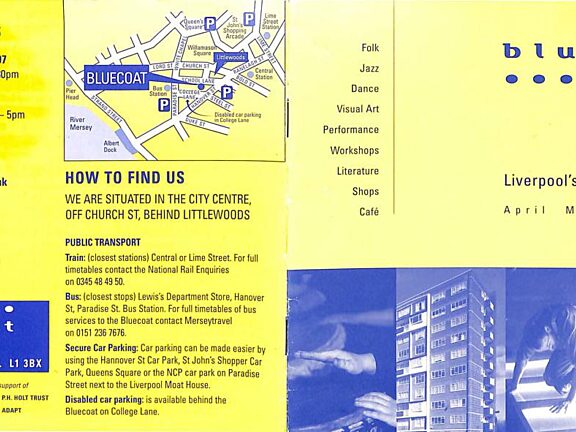 April - June 2000 Events Brochure