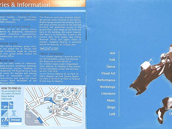 October - December 2000 Events Brochure