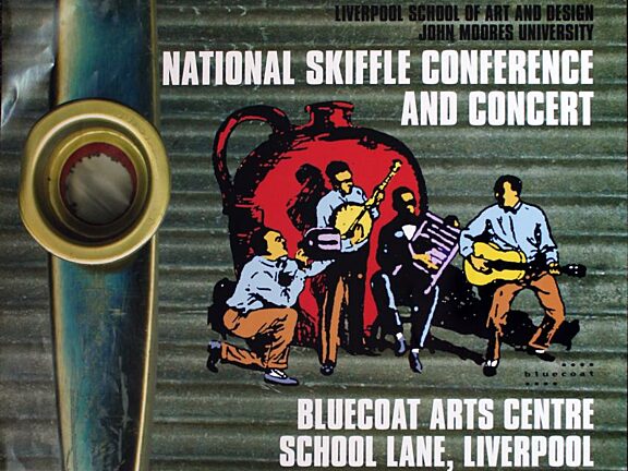 Poster for national skiffle conference, Here's The Way We Play It, and concert