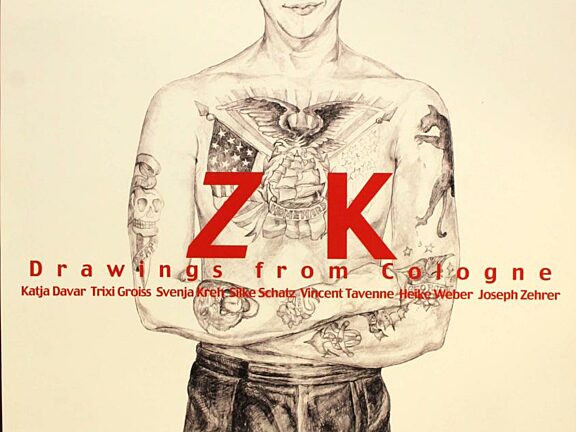 Poster for exhibition, ZK: Drawings from Cologne