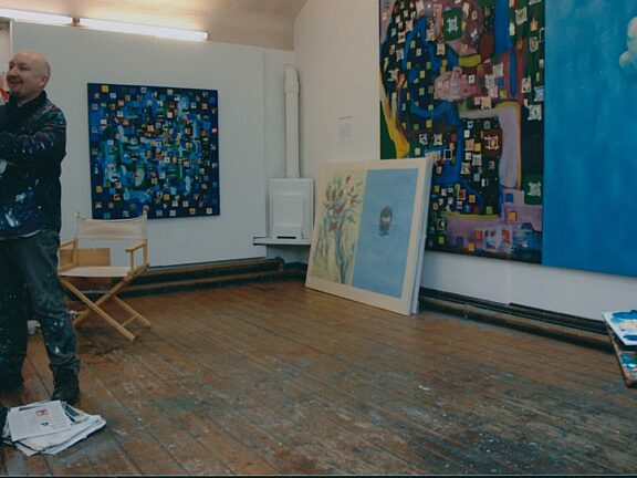 Studio artist tenant Laird Galbraith