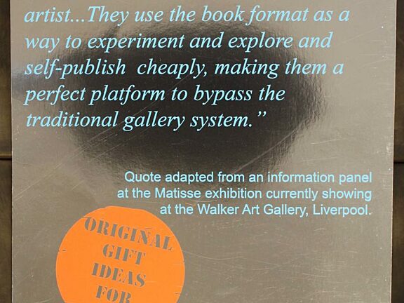 Poster for Artists' Book Fair