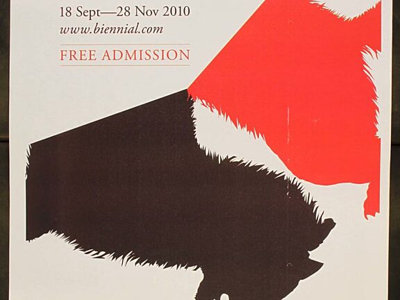 Poster for Liverpool Biennial 2010 exhibition, Touched