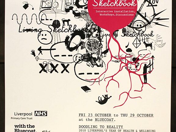 Poster for Living Sketchbook event