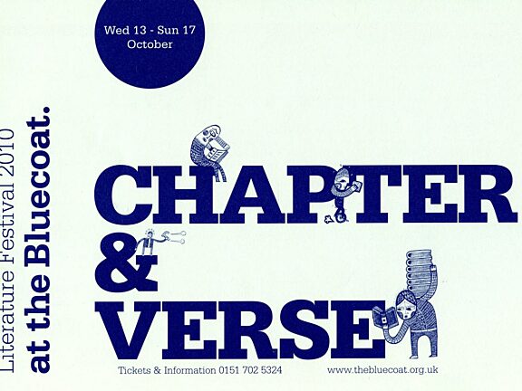 Brochure for Chapter & Verse,  2010