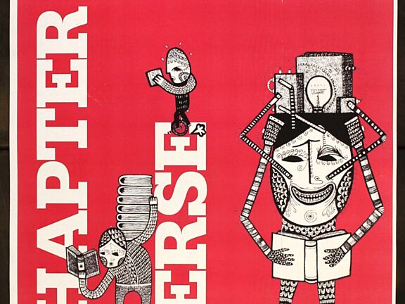 Poster for 2011 Chapter & Verse literature festival