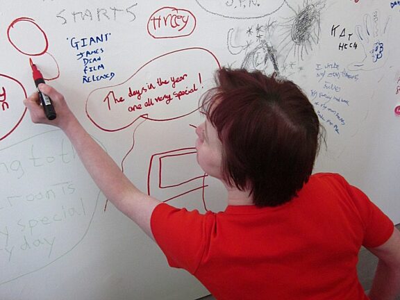 Blue Room artists explore Archiving the Arts Centre