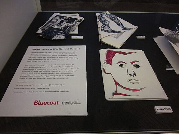 Blue Room exhibit artists' books at Liverpool Central Library