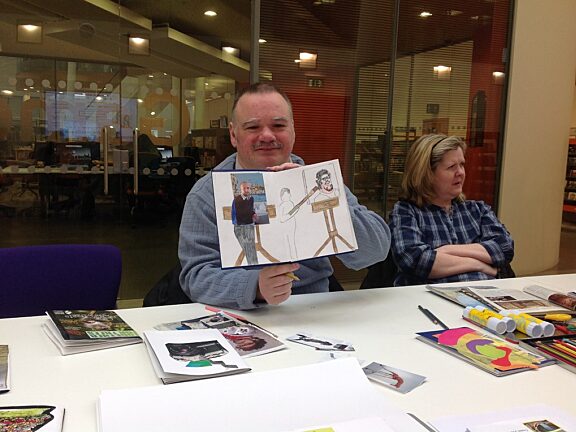 Blue Room exhibit artists' books at Liverpool Central Library
