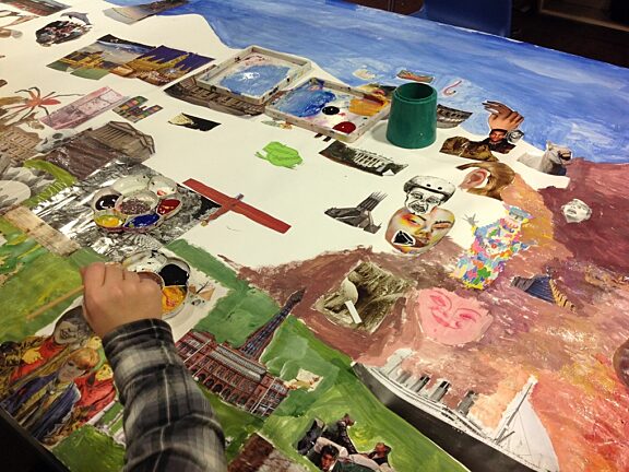 Blue Room explore Keith Piper: Unearthing the Banker's Bones