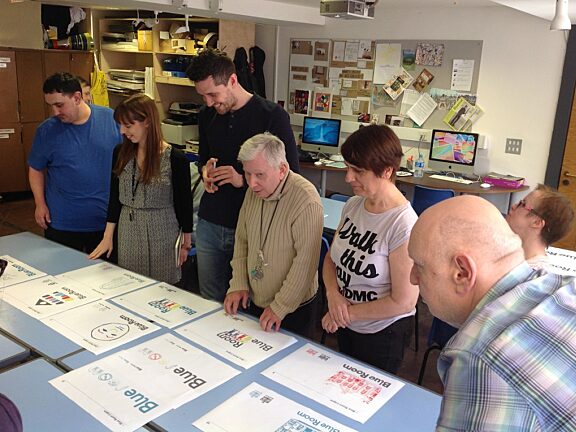 Blue Room design a new logo