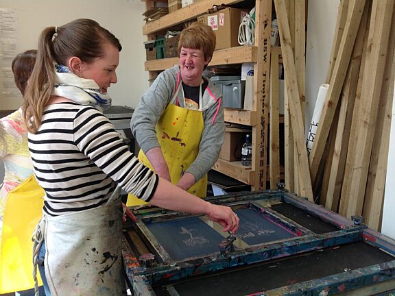 Blue Room in the Print Studio