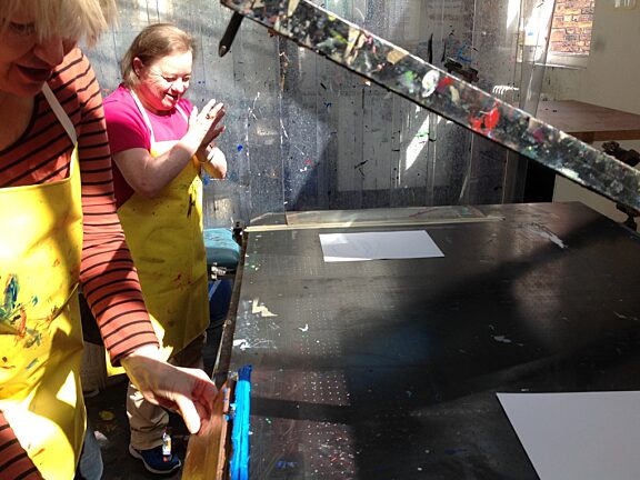 Blue Room in the Print Studio