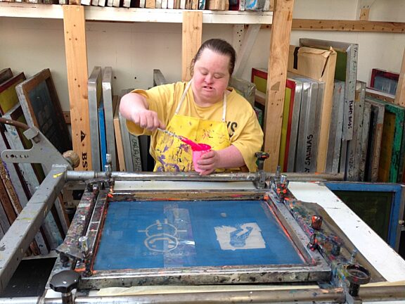 Blue Room in the Print Studio