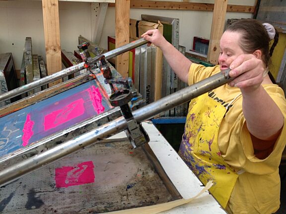 Blue Room in the Print Studio