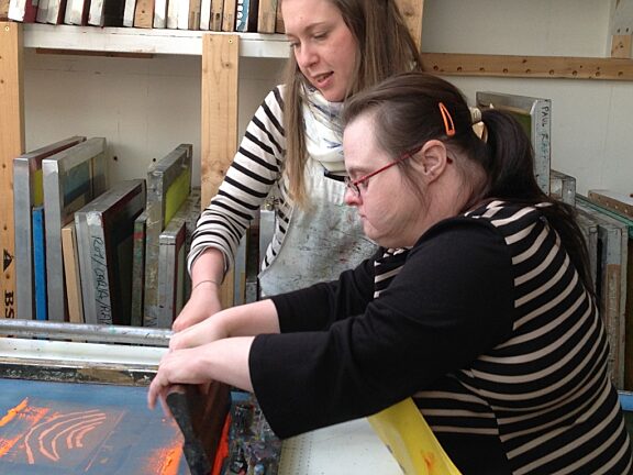 Blue Room in the Print Studio