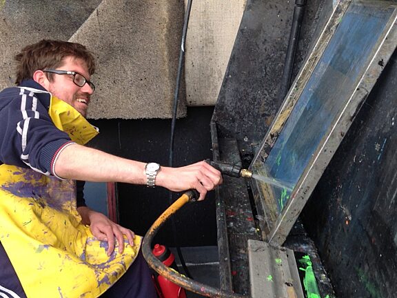 Blue Room in the Print Studio