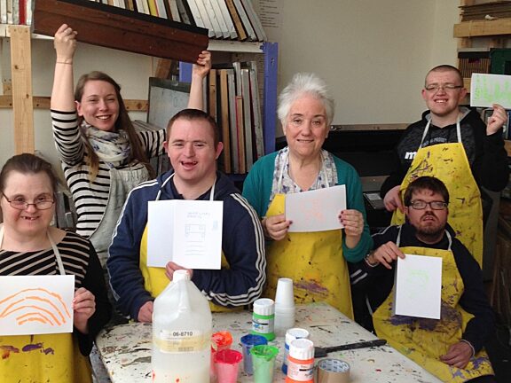 Blue Room in the Print Studio